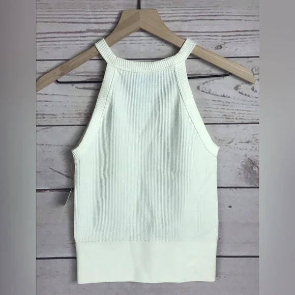 Free People Wide Rib Seamless Cami - Ivory - XS/S - Picture 3 of 6